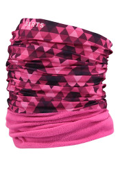 Szalik Barts Multicol Polar Kaleidoscope Fuchsia