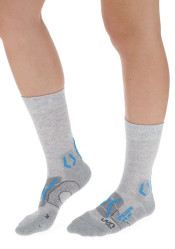 UYN LADY TREKKING SUPERLEGGERA SOCKS Light Grey/Turquoise