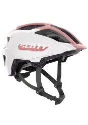 KASK DZIECIĘCY SCOTT KASK JR SPUNTO (CE) PERŁOWY BIAŁY / JASNY RÓŻ