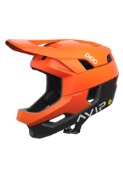POC Otocon Race MIPS Fluorescent Orange AVIP/Uranium Black Matt MED