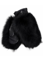 Rękawiczki damskie Gena Mittens Massa Bis Fox Black