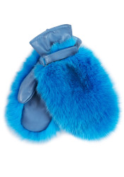 Rękawiczki damskie Gena Mittens Massa Bis Fox Light Blue