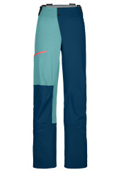 Ortovox 3l Ortler Pants W Petrol Blue Regular