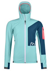 Dámská bunda Ortovox Berrino Hooded Jacket W Ice Waterfall