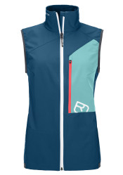 Dámská vesta Ortovox Berrino Vest Petrol Blue