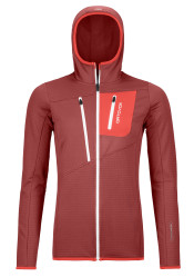 Ortovox Fleece Grid Hoody W Blush