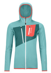 Ortovox Fleece Grid Hoody W Ice Waterfall