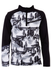 Dziecięcy golf Spyder Boys Treeline-Zip T-Neck-tree line