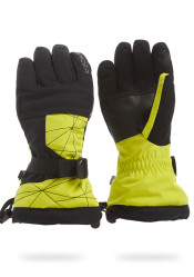 Dziecięce rękawiczki Spyder Boys Overweb Yellow/Black