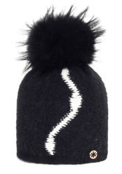 Granadilla Baastrup Fur Beanie 001 Black