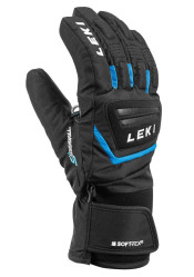 Leki Griffin S Junior, Black-Cyan