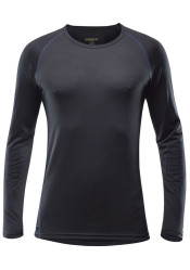 Pánské triko Devold Breeze Merino 150 Shirt Man Black