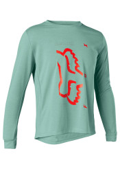 Fox Yth Ranger Dr Ls Jersey Eucalyptus