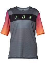 Fox Yth Flexair Ss Jersey Pewter