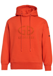 Goldbergh Sparkling Hooded Sweater Burned Orange