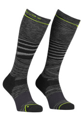 Pánské podkolenky Ortovox Ski Tour Light Compression Long Socks Black Steel Blend