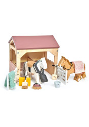 Tender Leaf The Stables, stáj s końmi k domečkům pro panenky