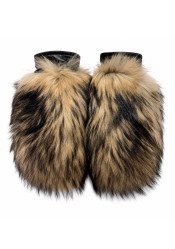 Rękawiczki damskie Gena Mittens Massa Bis Fox Blk/Raccon