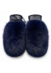 Rękawiczki damskie Gena Massa Bis Fox Black/Blue