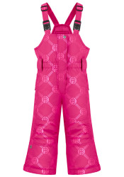 Poivre Blanc W23-1024-BBGL/E Ski Bib Pants Embo Magenta Pi