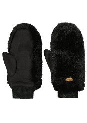 Rękawiczki damskie Barts Fur Mitts Black