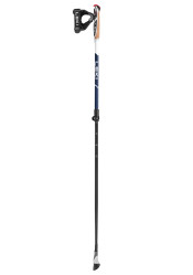 Leki Smart Supreme, midnightblue dark metallic-darkblue-white, 100 - 130 cm