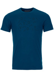 Pánské tričko Ortovox 150 Cool Lost T-shirt M Petrol Blue