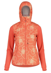 Maloja Bunda SennesM. Printed cranberry ropeflower