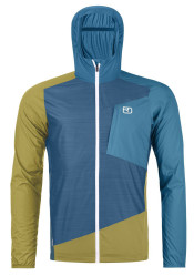Pánská bunda Ortovox Windbreaker Jacket Petrol Blue
