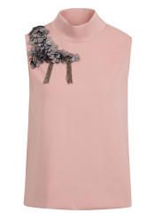 Damska koszulka Sportalm 1812529720 Mauve Chalk