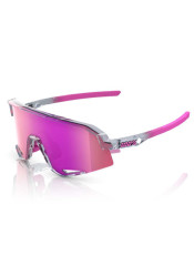 100% SLENDALE - Polished Translucent Grey - Purple Multilayer Mirror Lens