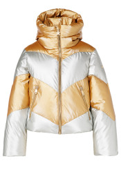 Goldbergh Courage Ski Jacket Gold/Silver