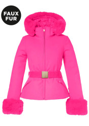 Goldbergh Giselle Faux Border Ski Jacket Passion Pink