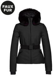 Goldbergh Hida Faux Border Ski Jacket Black