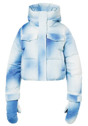 Goldbergh Ciel Bleu Ski Jacket Denim Print