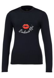 Goldbergh Bisou Long Sleeve Tee Black