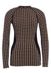Goldbergh Starlet Baselayer Long Sleeve Black/Toffee