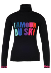 Goldbergh Amour Long Sleeve Knit Sweater Black