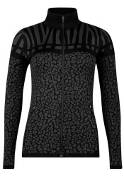 Dámský svetr Newland N4 6640/167 Lady Full Zip Black/Dark Gray
