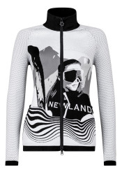 Dámský svetr Newland N4 6527/108 Lady Full Zip Black/White