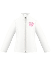 Dětská mikina Poivre Blanc W24-1500-Bbgl Micro Fleece Jacket White
