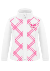 Dětská mikina Poivre Blanc W24-1500-Bbgl Micro Fleece Jacket Cross Orchid Pink