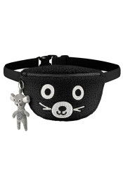 Dámská ledvinka Poivre Blanc W24-9190-Bbgl Sherpa Waist Bag Black