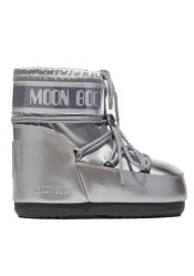 Buty damskie Moon Boot Icon LOW Glance-H001 Srebrne