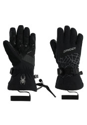 Dětské rukavice Spyder Boys Overweb Black