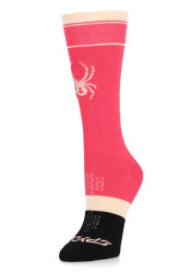 Dětské lyžařské podkolenky Spyder Bug Liner Ski Socks - Prism Pink