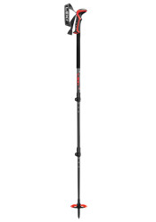Leki Haute Route 3 dark anthracite-dark red-black 110-150 cm