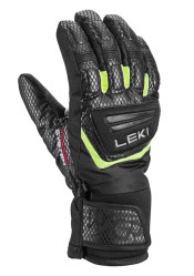 Leki WCR Team 3D Junior black-ice lemon