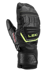 Leki WCR Team 3D Junior Mitt black-ice lemon