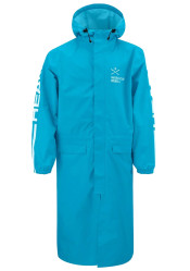 Head Race Rain Coat Unisex Blue